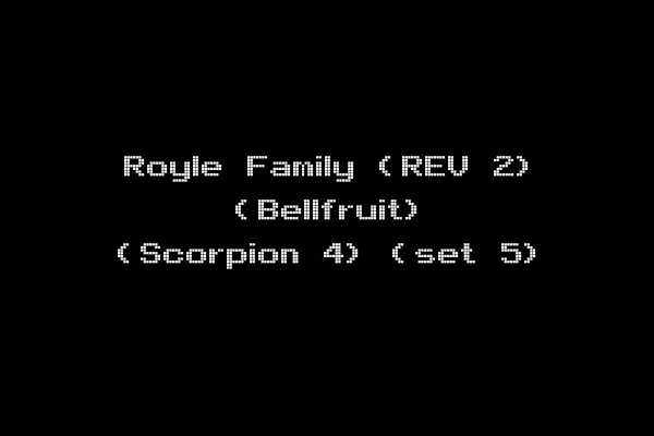 Royle Family (REV 2) (Bellfruit) (Scorpion 4) (set 5)