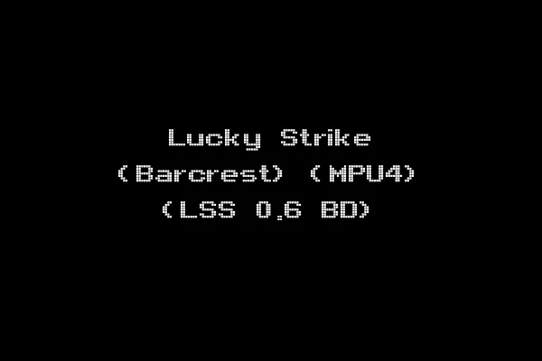 Lucky Strike (Barcrest) (MPU4) (LSS 0.6 BD)