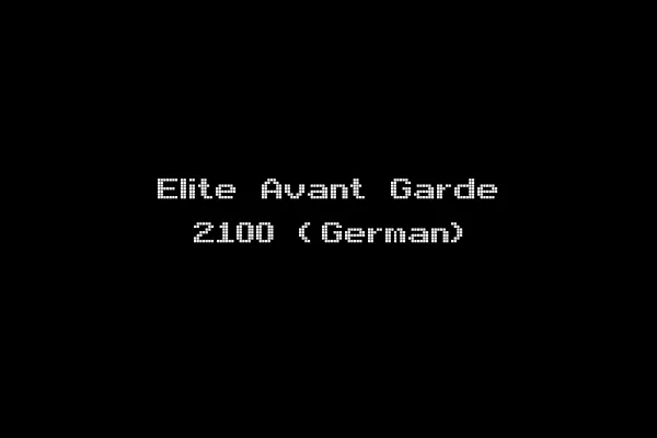 Elite Avant Garde 2100 (German)