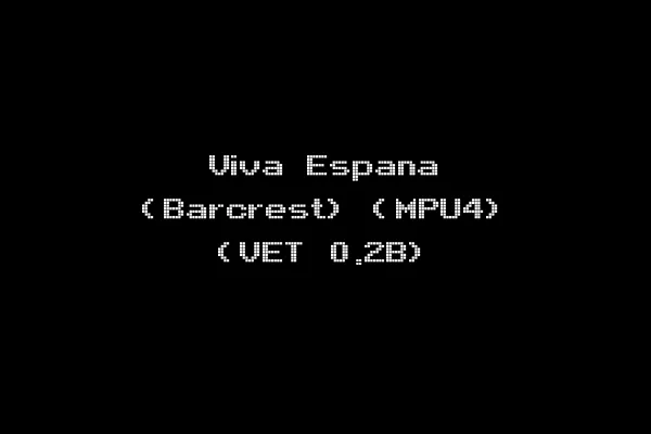 Viva Espana (Barcrest) (MPU4) (VET 0.2B)