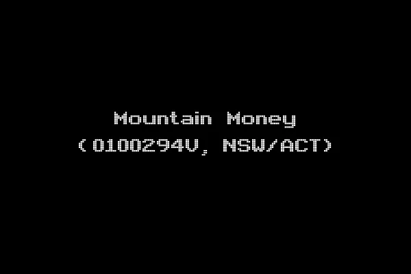 Mountain Money (0100294V, NSW/ACT)