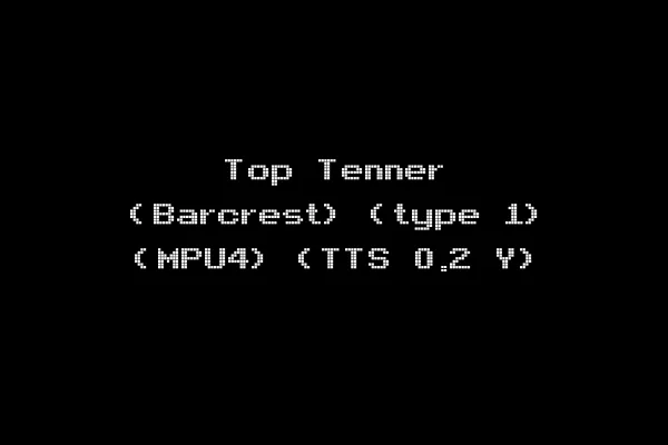 Top Tenner (Barcrest) (type 1) (MPU4) (TTS 0.2 Y)