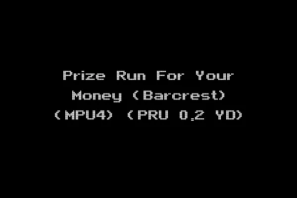 Prize Run For Your Money (Barcrest) (MPU4) (PRU 0.2 YD)
