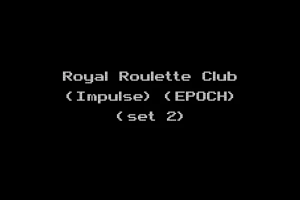 Royal Roulette Club (Impulse) (EPOCH) (set 2)