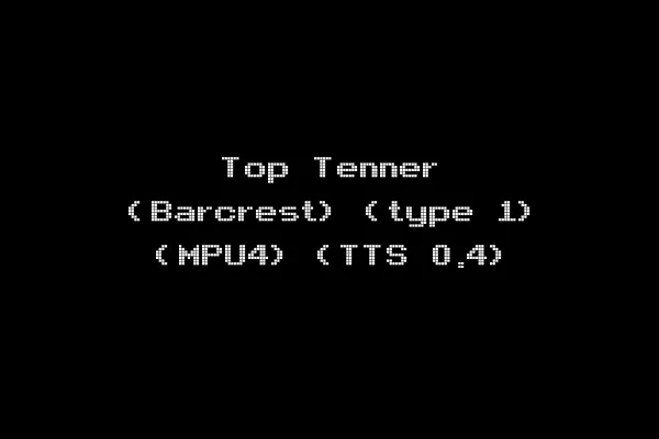 Top Tenner (Barcrest) (type 1) (MPU4) (TTS 0.4)