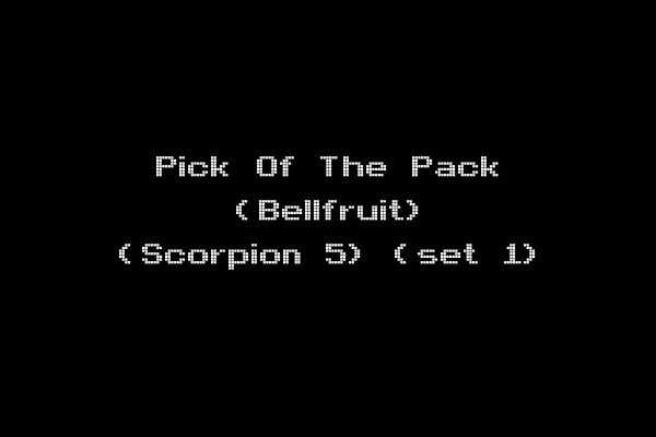 Pick Of The Pack (Bellfruit) (Scorpion 5) (set 1)