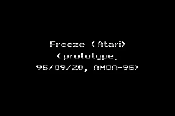 Freeze (Atari) (prototype, 96/09/20, AMOA-96)