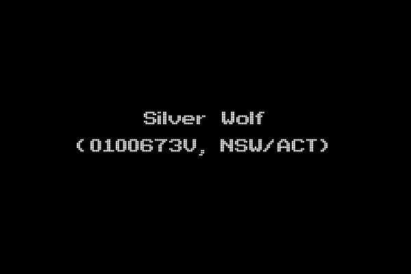 Silver Wolf (0100673V, NSW/ACT)