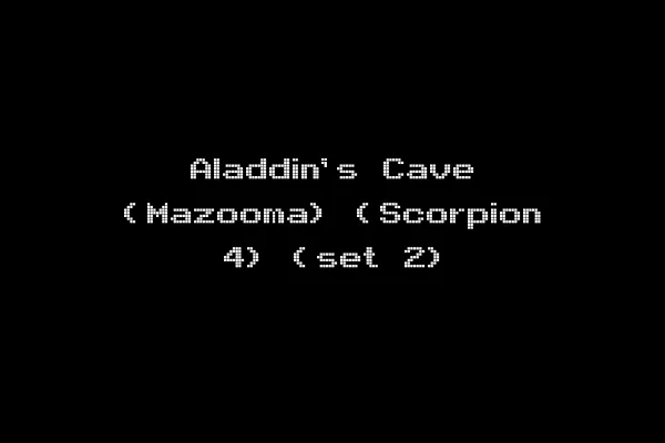 Aladdin's Cave (Mazooma) (Scorpion 4) (set 2)
