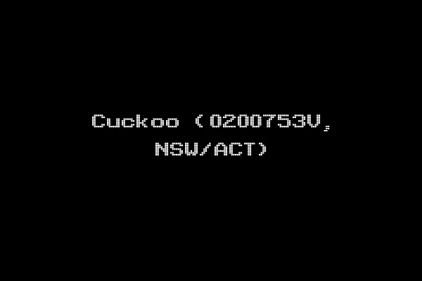 Cuckoo (0200753V, NSW/ACT)