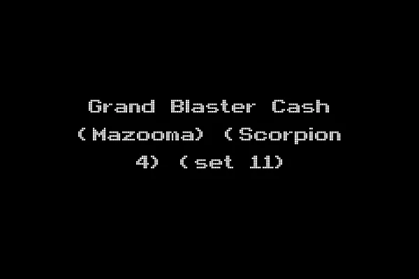 Grand Blaster Cash (Mazooma) (Scorpion 4) (set 11)