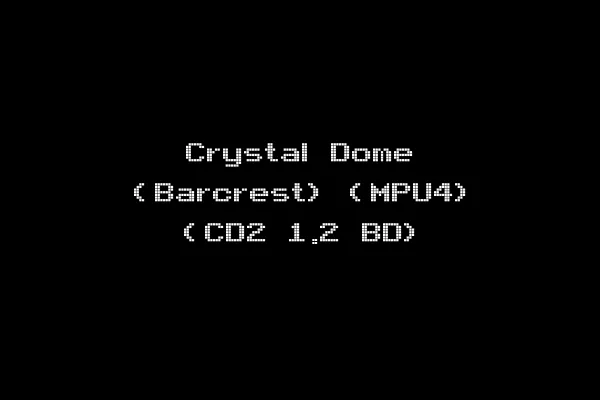 Crystal Dome (Barcrest) (MPU4) (CD2 1.2 BD)