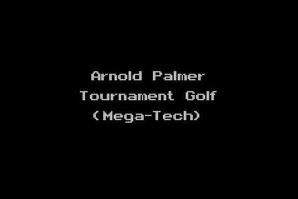 Arnold Palmer Tournament Golf (Mega-Tech)