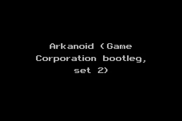 Arkanoid (Game Corporation bootleg, set 2)