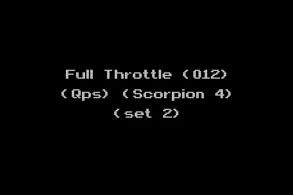 Full Throttle (012) (Qps) (Scorpion 4) (set 2)