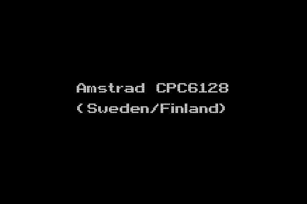 Amstrad CPC6128 (Sweden/Finland)