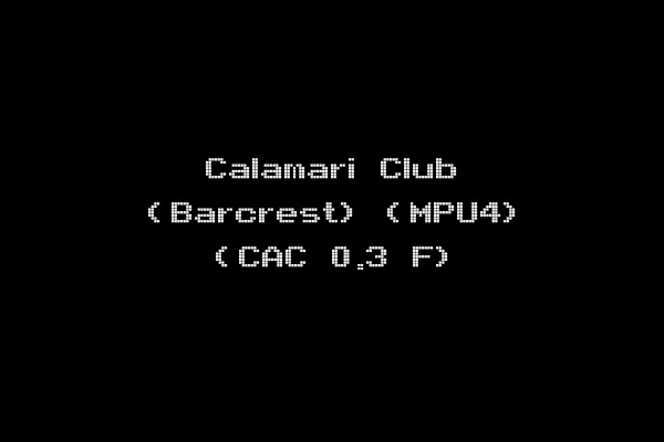 Calamari Club (Barcrest) (MPU4) (CAC 0.3 F)