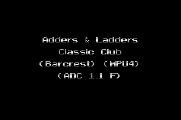 Adders & Ladders Classic Club (Barcrest) (MPU4) (ADC 1.1 F)