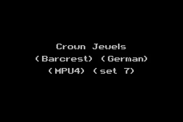 Crown Jewels (Barcrest) (German) (MPU4) (set 7)
