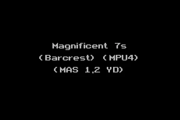 Magnificent 7s (Barcrest) (MPU4) (MAS 1.2 YD)