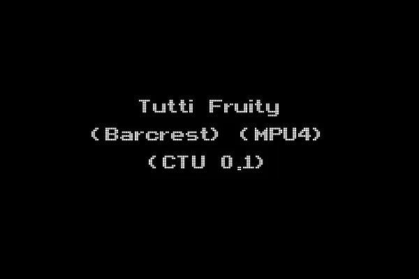 Tutti Fruity (Barcrest) (MPU4) (CTU 0.1)