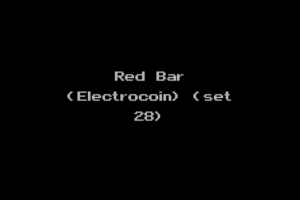 Red Bar (Electrocoin) (set 28)