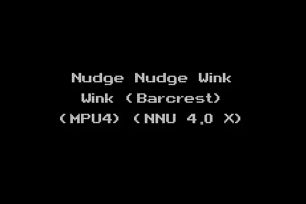 Nudge Nudge Wink Wink (Barcrest) (MPU4) (NNU 4.0 X)