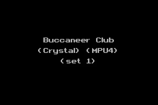 Buccaneer Club (Crystal) (MPU4) (set 1)