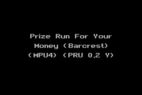 Prize Run For Your Money (Barcrest) (MPU4) (PRU 0.2 Y)
