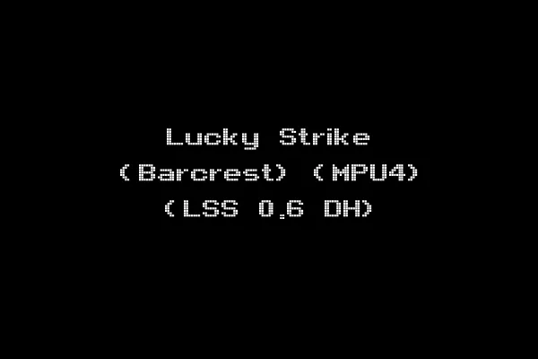 Lucky Strike (Barcrest) (MPU4) (LSS 0.6 DH)