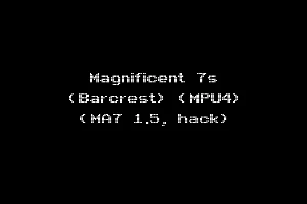 Magnificent 7s (Barcrest) (MPU4) (MA7 1.5, hack)
