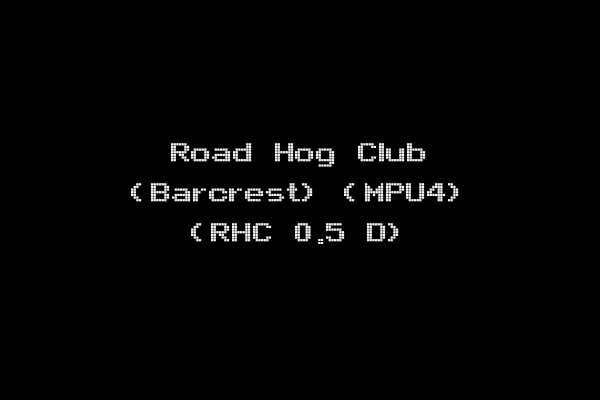 Road Hog Club (Barcrest) (MPU4) (RHC 0.5 D)