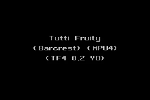 Tutti Fruity (Barcrest) (MPU4) (TF4 0.2 YD)