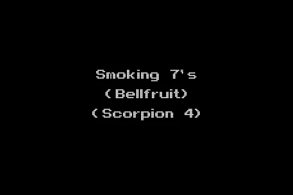Smoking 7's (Bellfruit) (Scorpion 4)