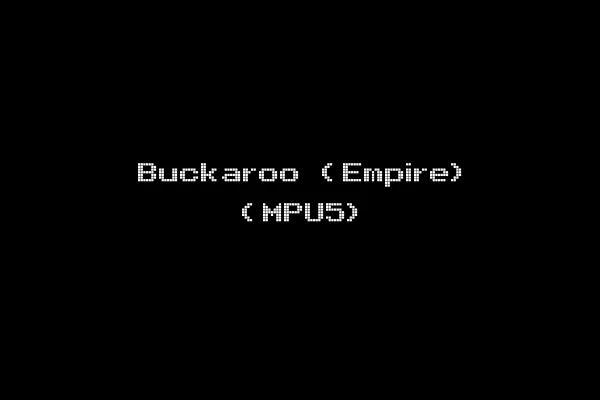 Buckaroo (Empire) (MPU5)