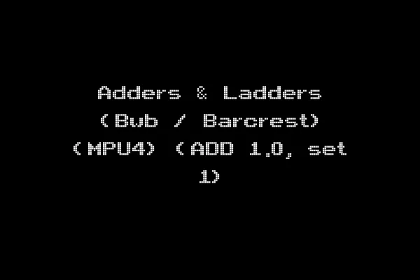Adders & Ladders (Bwb / Barcrest) (MPU4) (ADD 1.0, set 1)