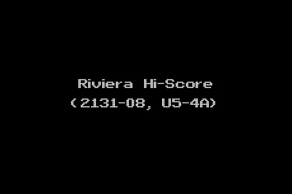 Riviera Hi-Score (2131-08, U5-4A)