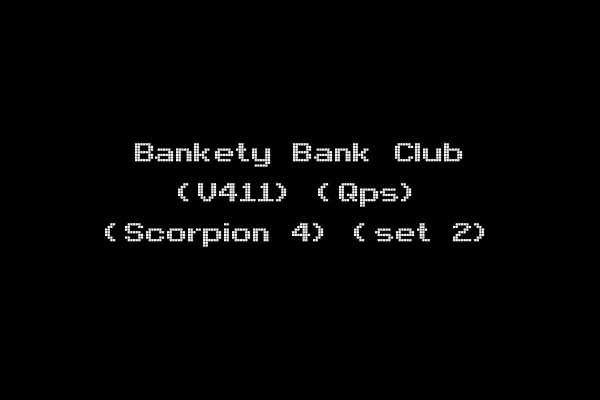 Bankety Bank Club (V411) (Qps) (Scorpion 4) (set 2)