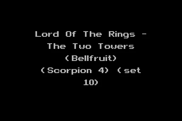 Lord Of The Rings - The Two Towers (Bellfruit) (Scorpion 4) (set 10)