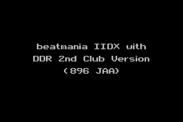 beatmania IIDX with DDR 2nd Club Version (896 JAA)