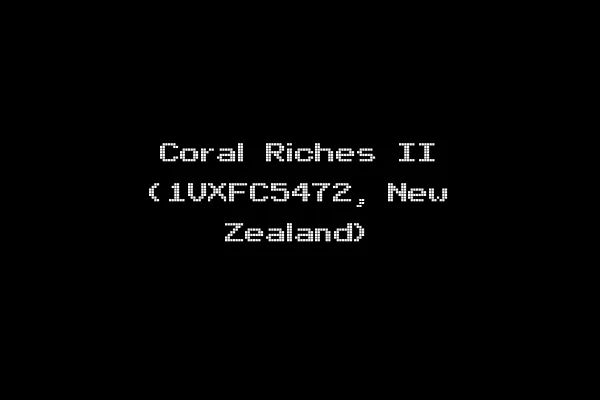 Coral Riches II (1VXFC5472, New Zealand)