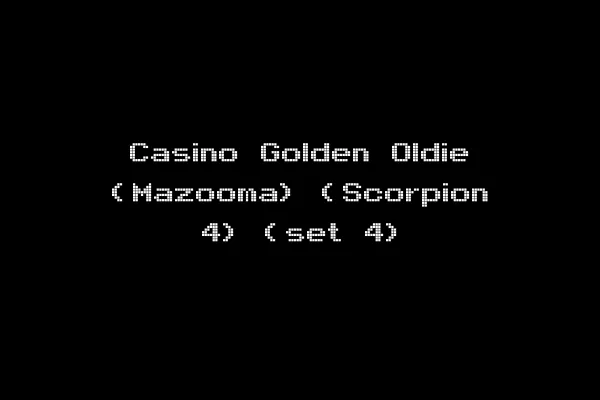Casino Golden Oldie (Mazooma) (Scorpion 4) (set 4)