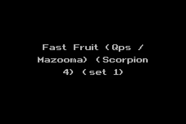 Fast Fruit (Qps / Mazooma) (Scorpion 4) (set 1)