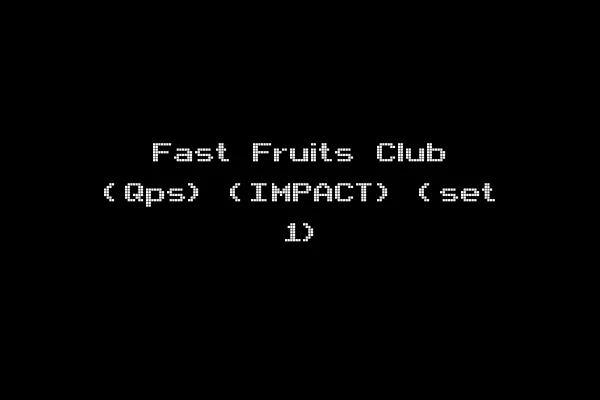 Fast Fruits Club (Qps) (IMPACT) (set 1)