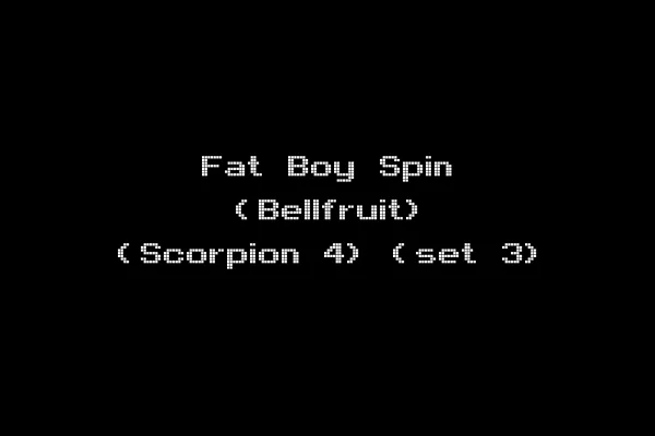 Fat Boy Spin (Bellfruit) (Scorpion 4) (set 3)