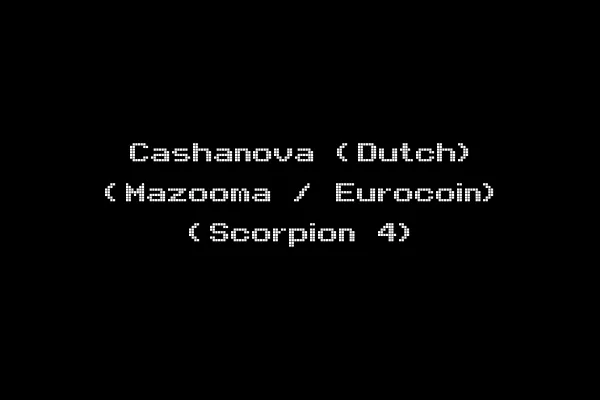 Cashanova (Dutch) (Mazooma / Eurocoin) (Scorpion 4)