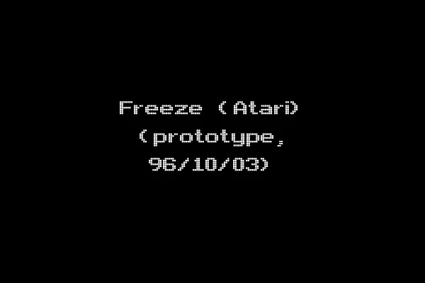 Freeze (Atari) (prototype, 96/10/03)