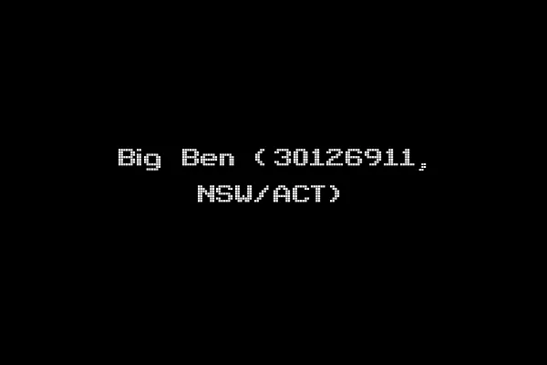Big Ben (30126911, NSW/ACT)
