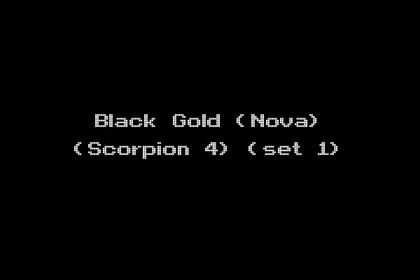 Black Gold (Nova) (Scorpion 4) (set 1)