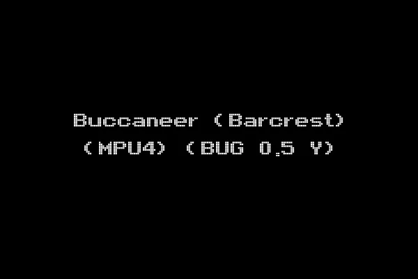 Buccaneer (Barcrest) (MPU4) (BUG 0.5 Y)